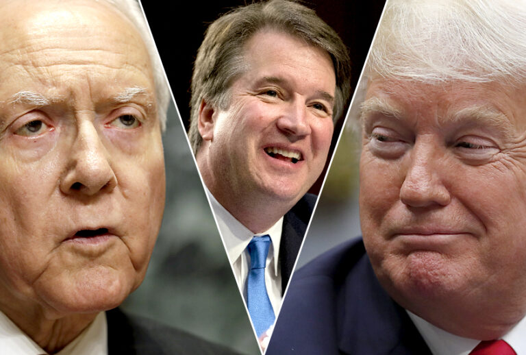 Orrin Hatch; Brett Kavanaugh; Donald Trump (AP/Salon)