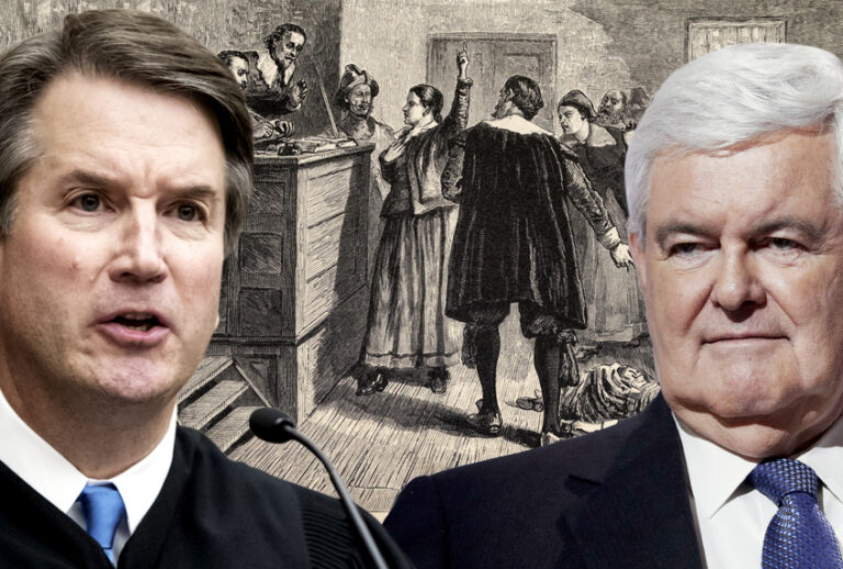 Newt Gingrich; Brett Kavanaugh (AP/Shutterstock)