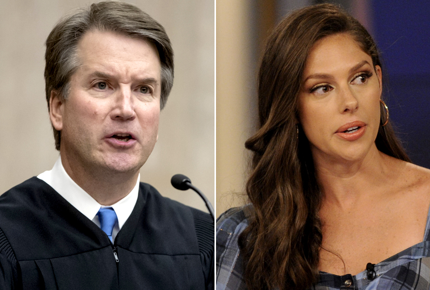 Brett Kavanaugh; Abby Huntsman (AP/J. Scott Applewhite/ABC/Paula Lobo)