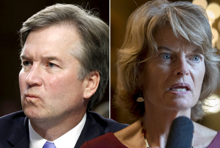 Brett Kavanaugh; Lisa Murkowski (AP/Jacquelyn Martin/J. Scott Applewhite)