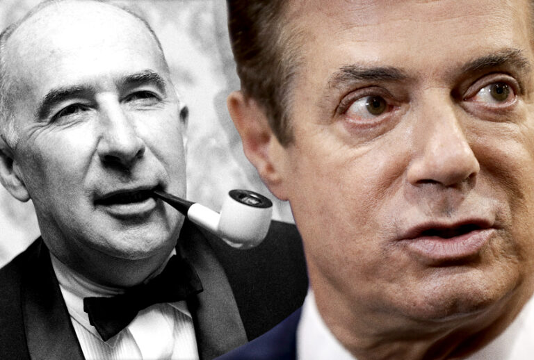 John Mitchell; Paul Manafort (AP/Photo Montage by Salon)