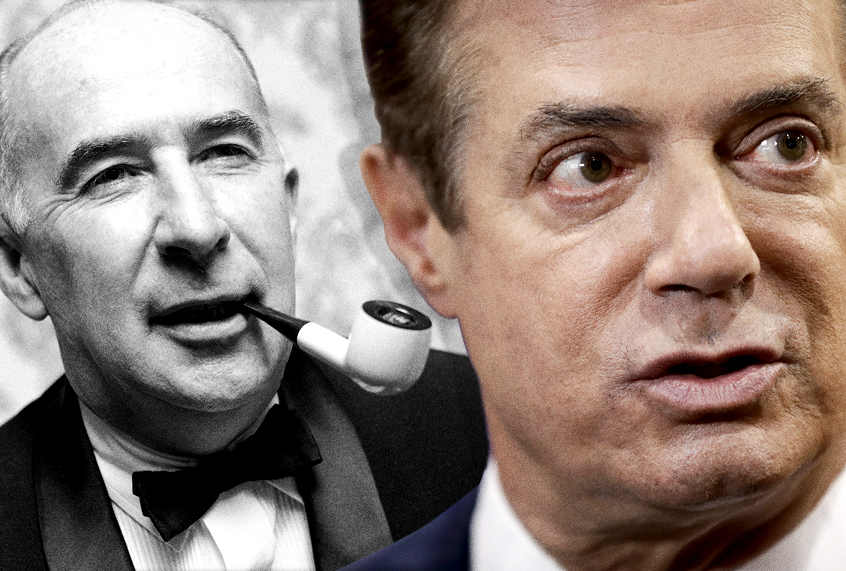 John Mitchell; Paul Manafort (AP/Photo Montage by Salon)