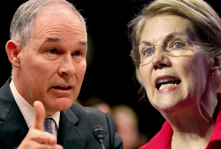 Scott Pruitt; Elizabeth Warren (Getty/AP/Salon)