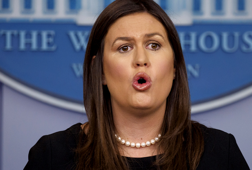 Sarah Huckabee Sanders (AP/Evan Vucci)