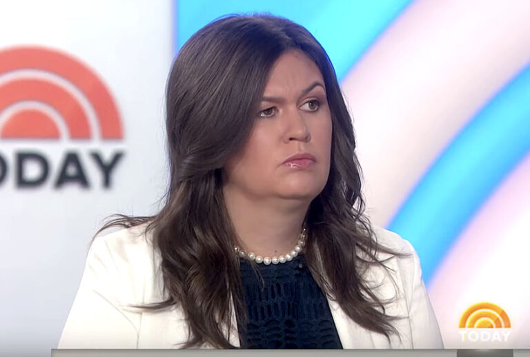 Sarah Huckabee Sanders on "Tdoay"