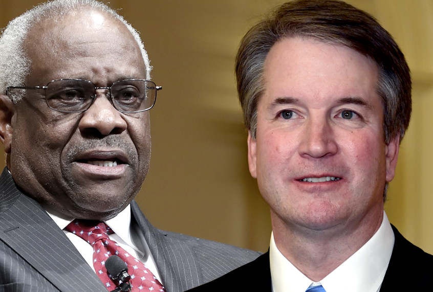 Clarence Thomas; Brett Kavanaugh (AP/Salon)
