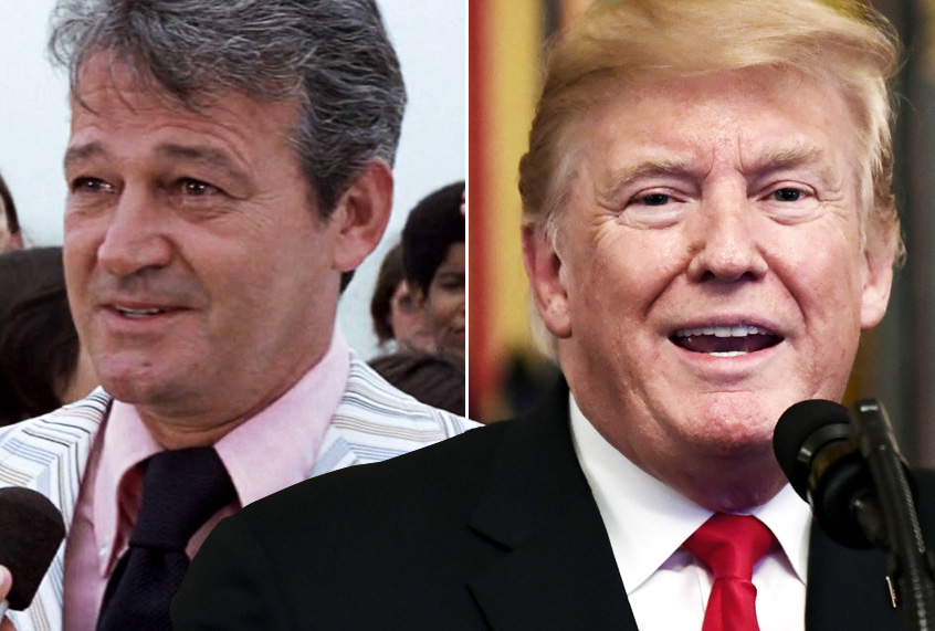 Murray Hamilton as Mayor Larry Vaughn in "Jaws;" Donald Trump (Universal Pictures/AP/Salon)