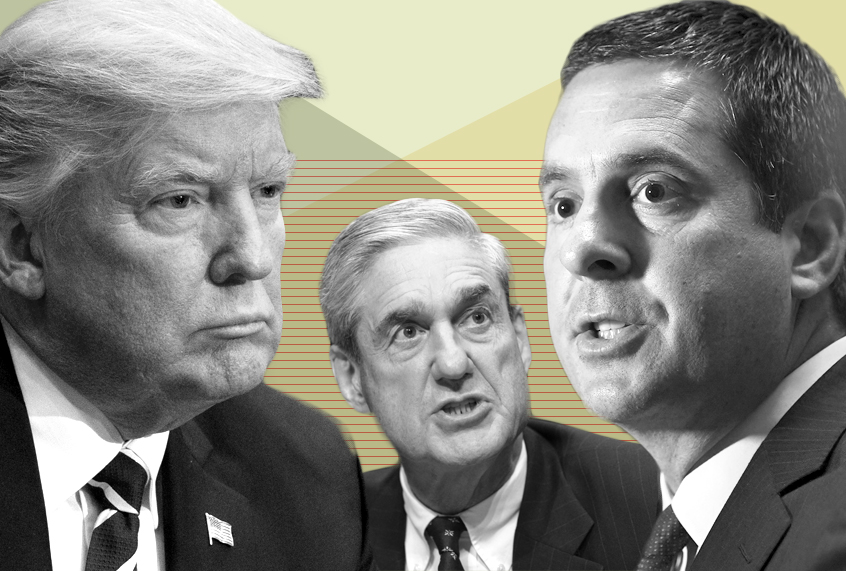 Donald Trump; Robert Mueller; Devin Nunes (AP/Salon)