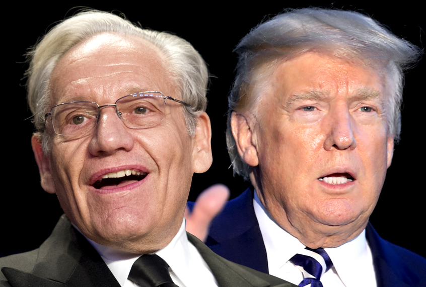 Bob Woodward; Donald Trump (AP/Salon)