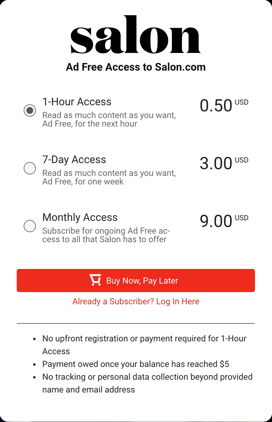 Subscription Options