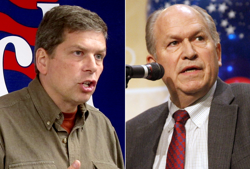 Mark Begich; Bill Walker (AP/Becky Bohrer/Mark Thiessen)