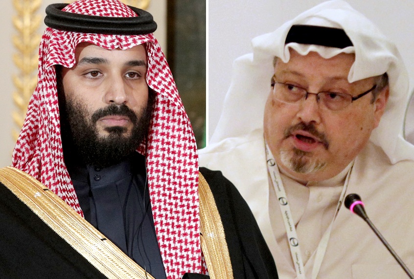 Mohammad Bin Salman; Jamal Khashoggi (AP)
