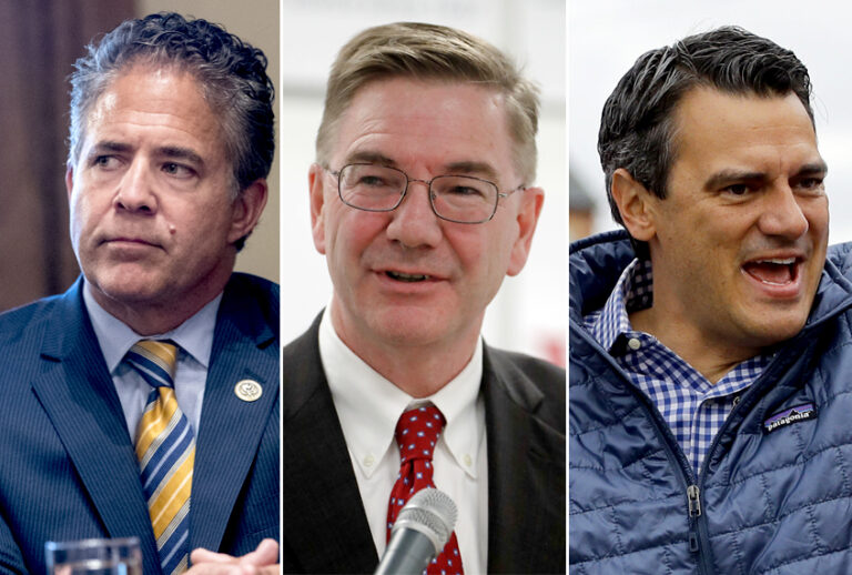 Mike Bishop; Keith Rothfus; Kevin Yoder (AP/Andrew Harnik/Keith Srakocic/Charlie Riedel)