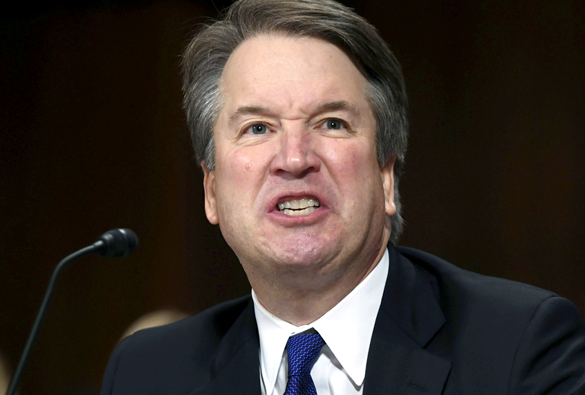 Supreme Court nominee Judge Brett Kavanaugh gives his opening statement before the Senate Judiciary Committee, Sept. 27, 2018. (AP/Saul Loeb)
