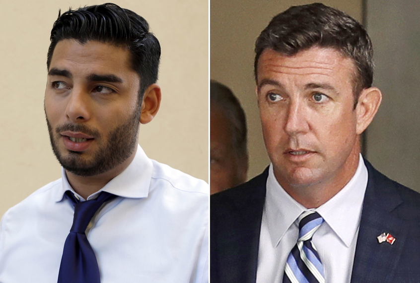Ammar Campa-Najjar; Duncan Hunter (AP/Gregory Bull)