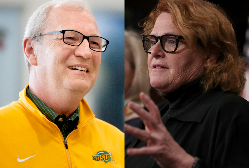 Kevin Cramer; Heidi Heitkamp (AP/Bruce Crummy/Getty/Justin Sullivan)