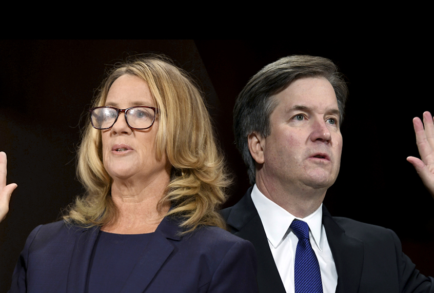 Christine Blasey Ford; Brett Kavanaugh (AP/Salon)