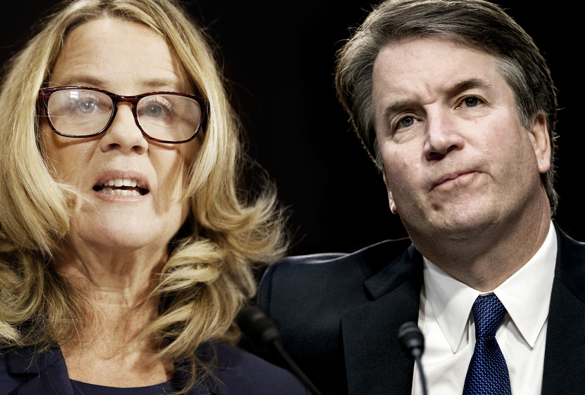 Christine Blasey Ford; Brett Kavanaugh (AP/Salon)