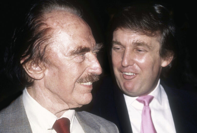Fred Trump; Donald Trump (AP/Adam Scull)