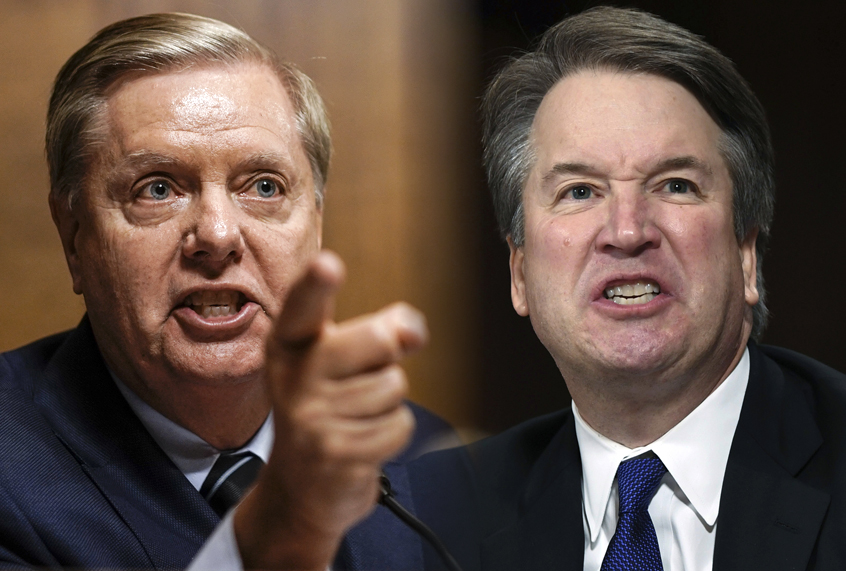 Lindsey Graham; Brett Kavanaugh (AP/Salon)