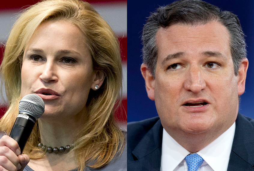 Heidi Cruz; Ted Cruz (AP/Mary Altaffer/Getty/Jim Watson)