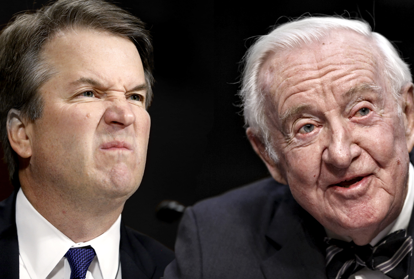 Brett Kavanaugh; John Paul Stevens (AP/Salon)