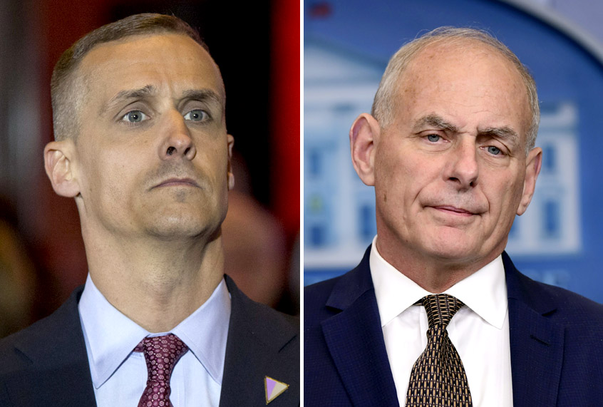 Corey Lewandowski; John Kelly (AP/Mary Altaffer/Susan Walsh)