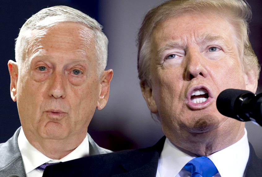 Jim Mattis; Donald Trump (AP/Salon)