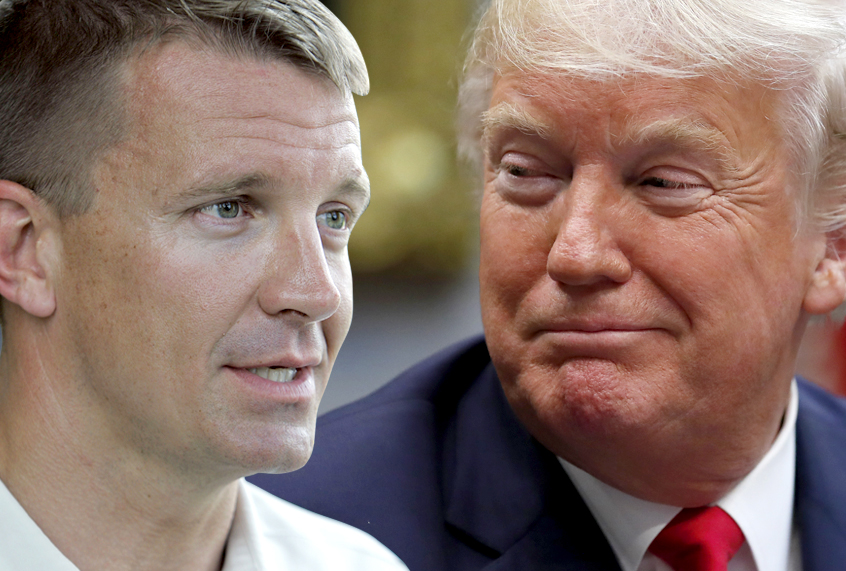Erik Prince; Donald Trump (AP/Salon)