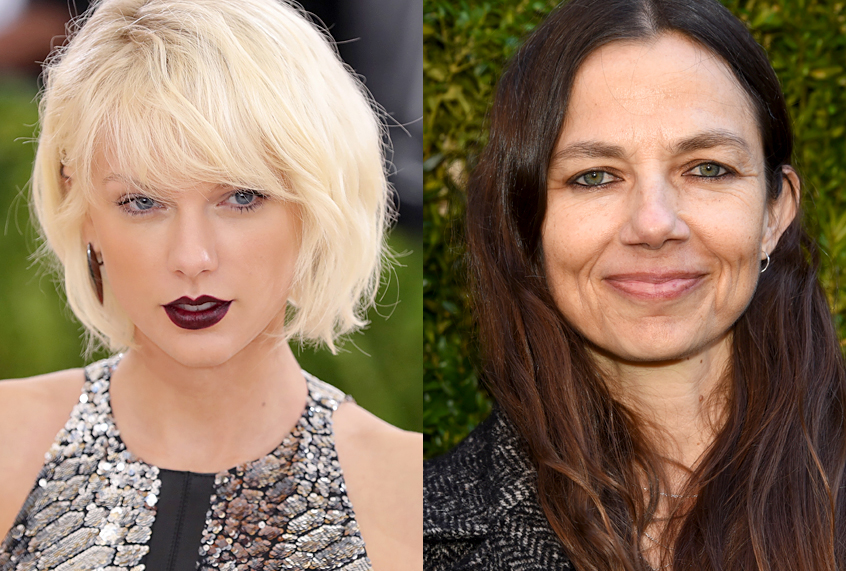 Taylor Swift; Justine Bateman (Getty/Neilson Barnard/AP/Evan Agostini)