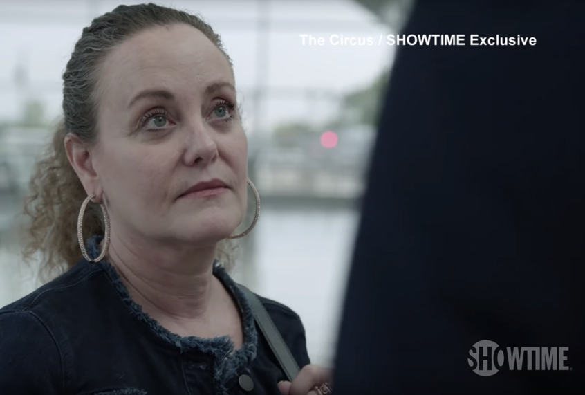 Julie Swetnick on "The Circus" (YouTube/The Circus)