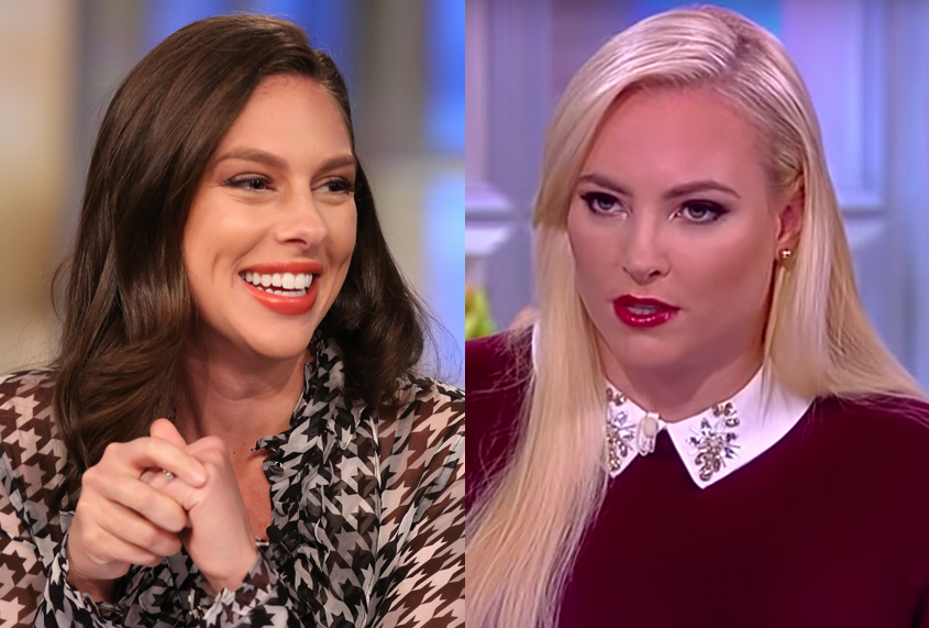 Abby Huntsman; Meghan McCain (ABC/Heidi Gutman/YouTube/The View)