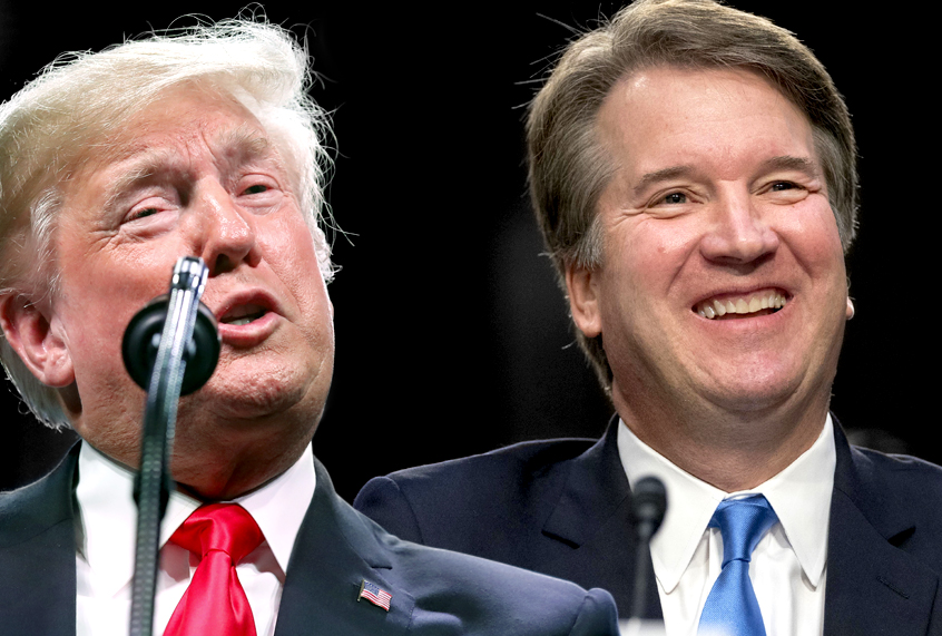 Donald Trump; Brett Kavanaugh (AP/Salon)