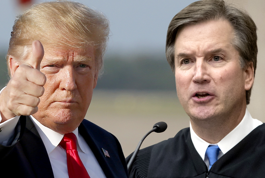 Donald Trump; Brett Kavanaugh (AP/Salon)