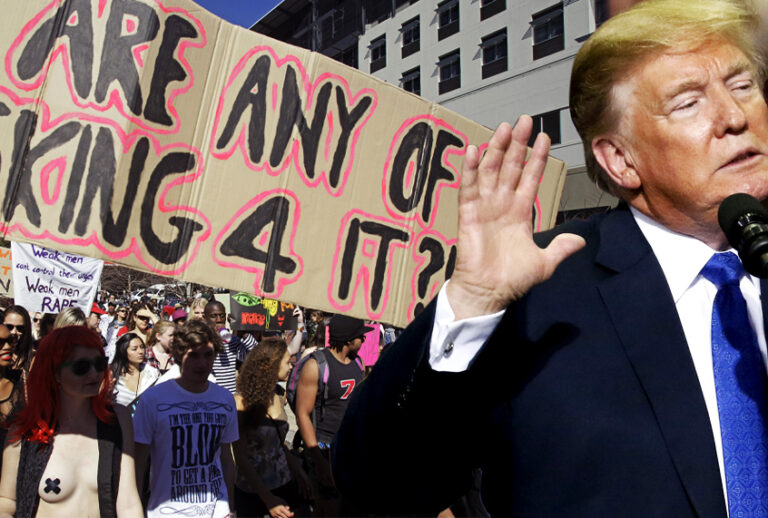 Slut Walk protest; Donald Trump (AP/Salon)