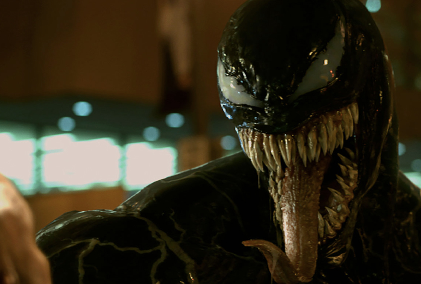 Tom Hardy as Eddie Brock/Venom in "Venom" (Columbia Pictures)