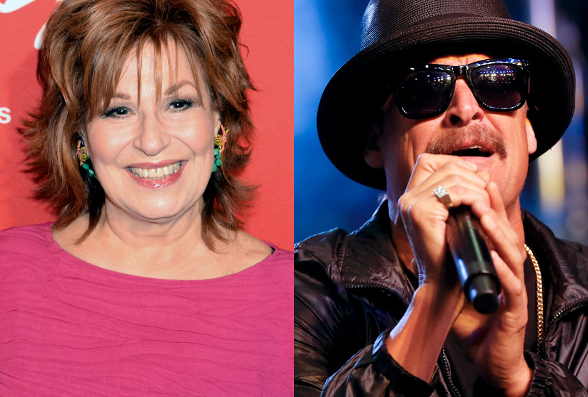 Joy Behar; Kid Rock (AP/Dennis Van Tine/Paul Sancya)