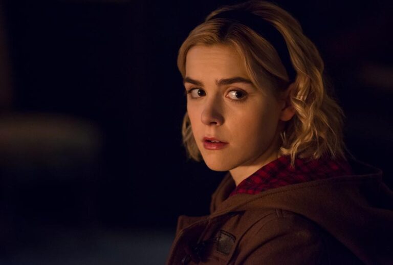 Kiernan Shipka as Sabrina Spellman in "Chilling Adventures of Sabrina" (Diyah Pera/Netflix)