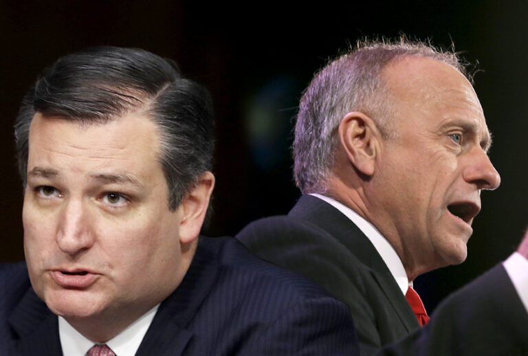 Ted Cruz; Steve King (AP/Pablo Martinez Monsivais/Charlie Neibergall)