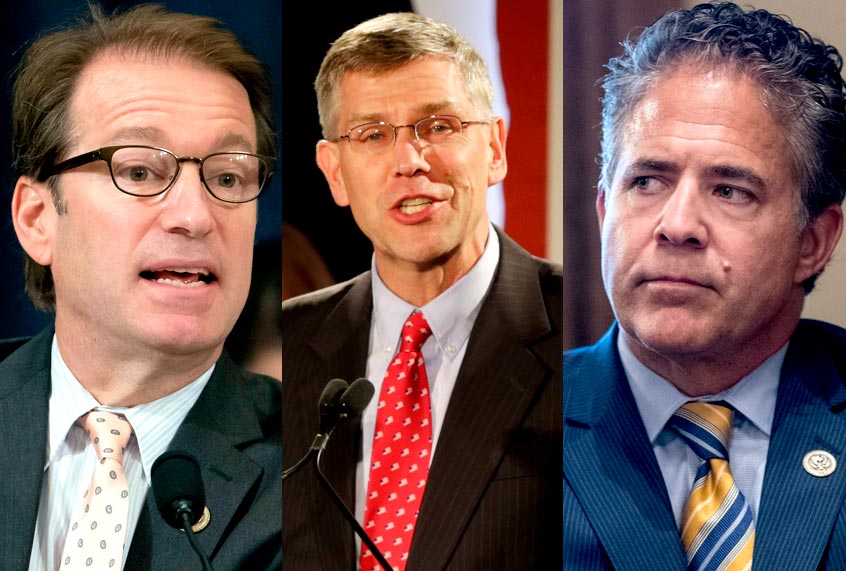 Peter Roskam; Erik Paulsen; Mike Bishop (AP/J. Scott Applewhite/Andy Clayton-King/Andrew Harnik)