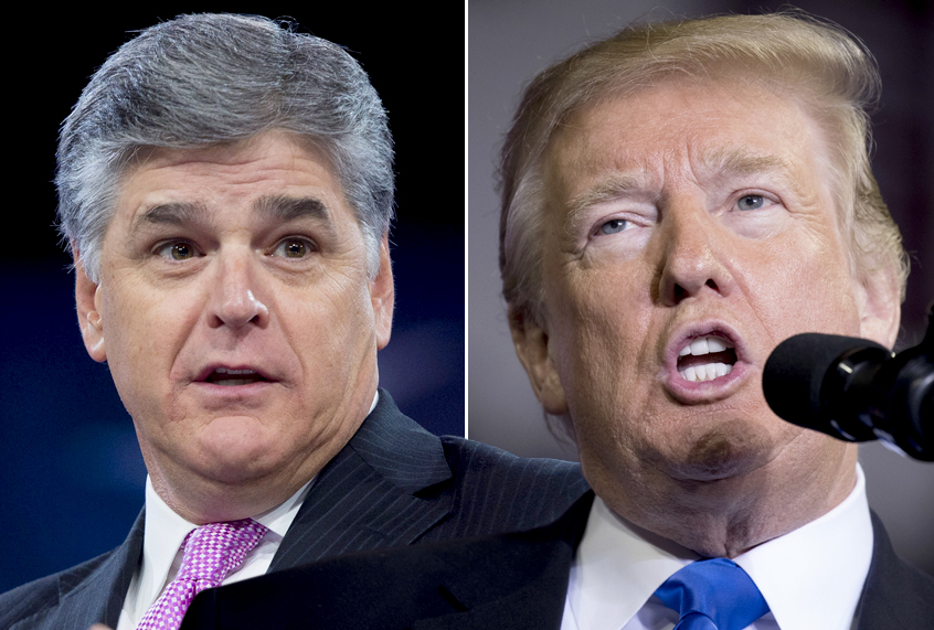Sean Hannity; Donald Trump (Getty/Saul Loeb/AP/Andrew Harnik)
