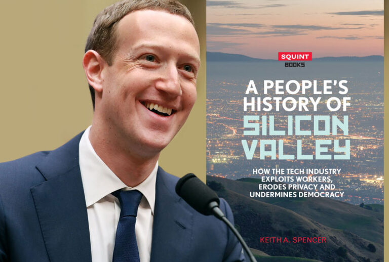 "A People's History of Silicon Valley" by Keith A. Spencer (Eyewear Publishing/Getty/Chip Somodevilla)