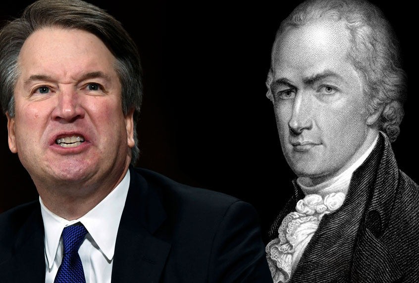 Brett Kavanaugh; Alexander Hamilton (AP/Getty/Salon)