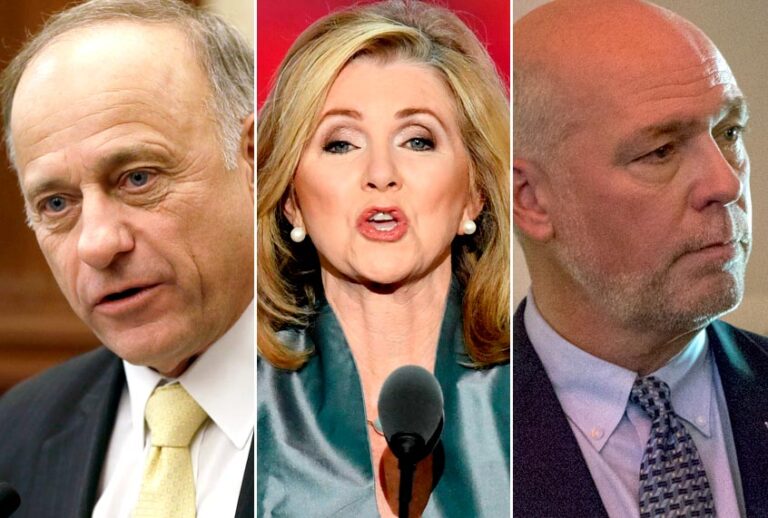 Steve King; Marsha Blackburn; Greg Gianforte (AP/Getty)