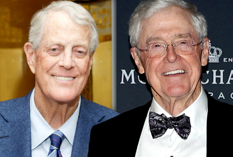 David Koch; Charles Koch (Getty/Photo Montage by Salon)