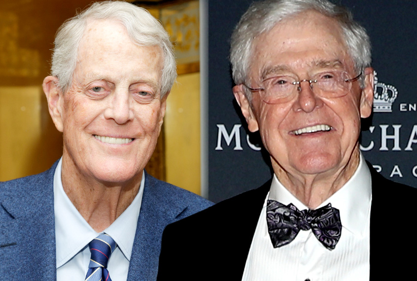 David Koch; Charles Koch (Getty/Photo Montage by Salon)