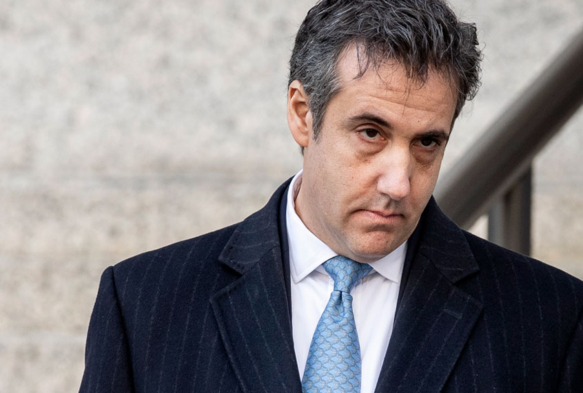 Michael Cohen, former personal attorney to President Donald Trump, exits federal court, November 29, 2018 in New York City. (Getty/Drew Angerer)