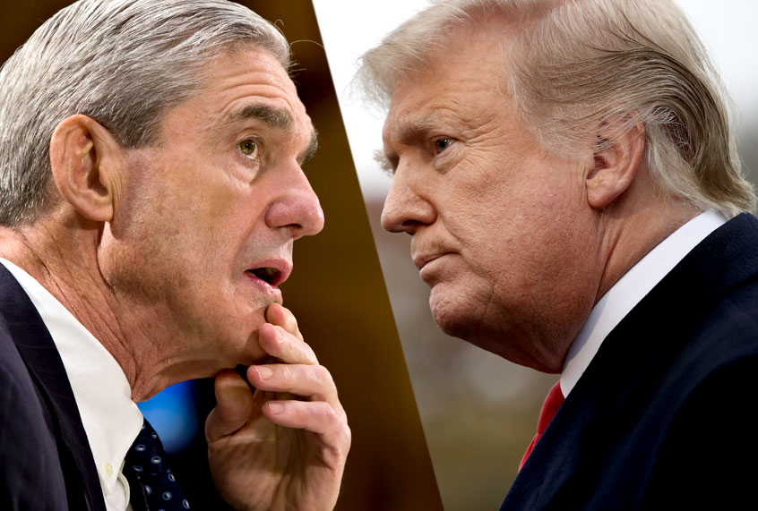 Robert Mueller; Donald Trump (AP/J. Scott Applewhite/Getty/Win McNamee)