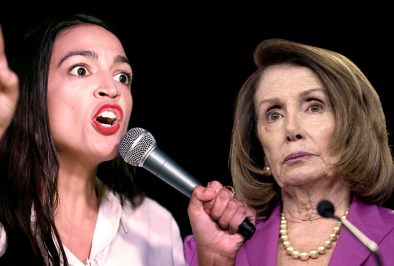 Alexandria Ocasio-Cortez; Nancy Pelosi (Getty/Rick Loomis/Sarno Jordan/Salon)