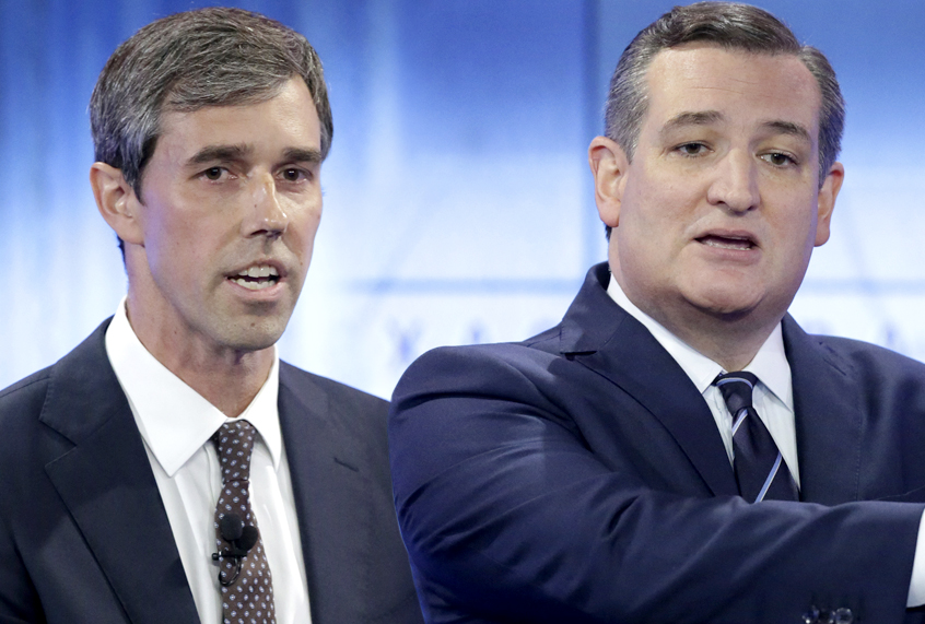 Beto O'Rourke; Ted Cruz (Getty/Tom Reel/Photo Montage by Salon)